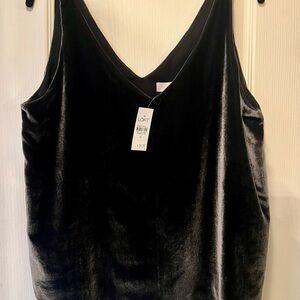 LOFT Elegant silver/grey Velvet Camisole